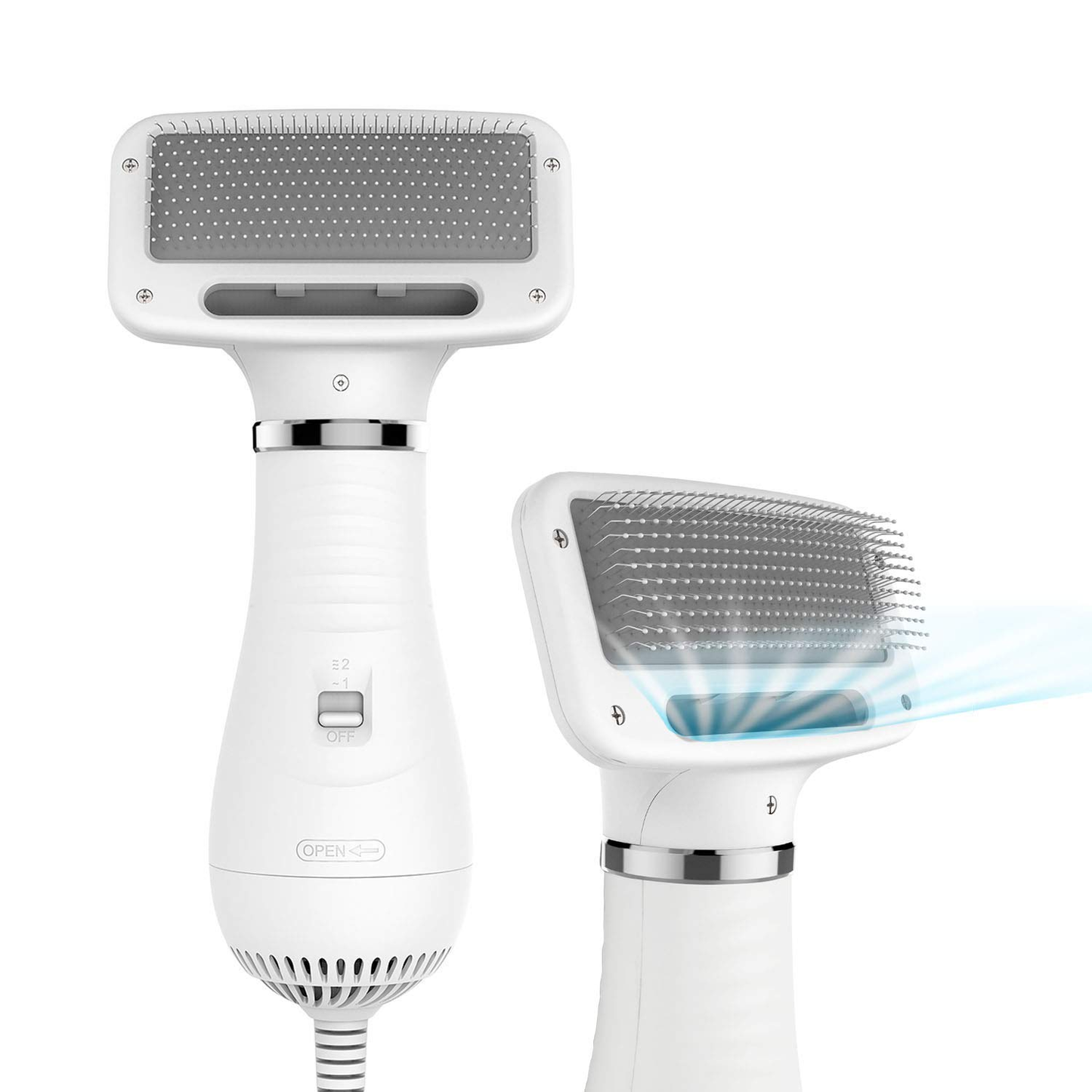 SECADOR DE PELO PARA PERRO CON CEPILLO - DRYER WITH SLICKER BRUSH